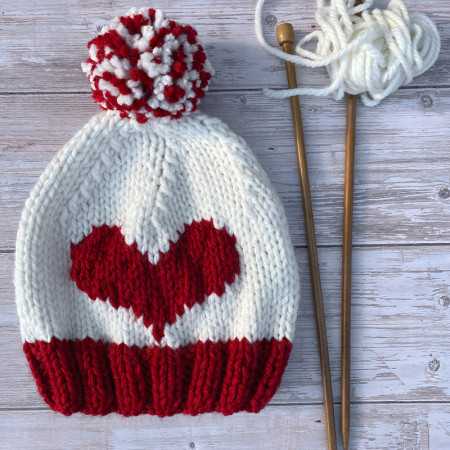 TUTORIAL HAT WITH HEART -...