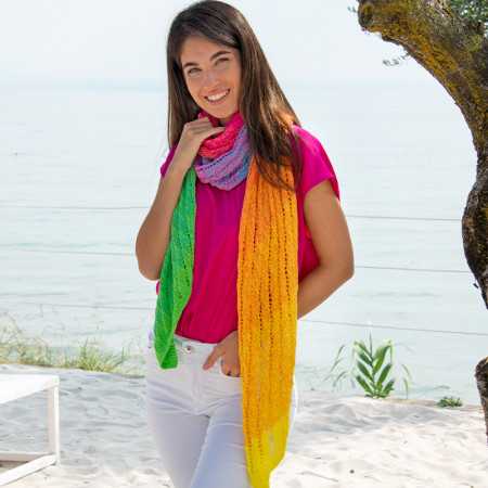 PERFORATED SCARF - BREZZA